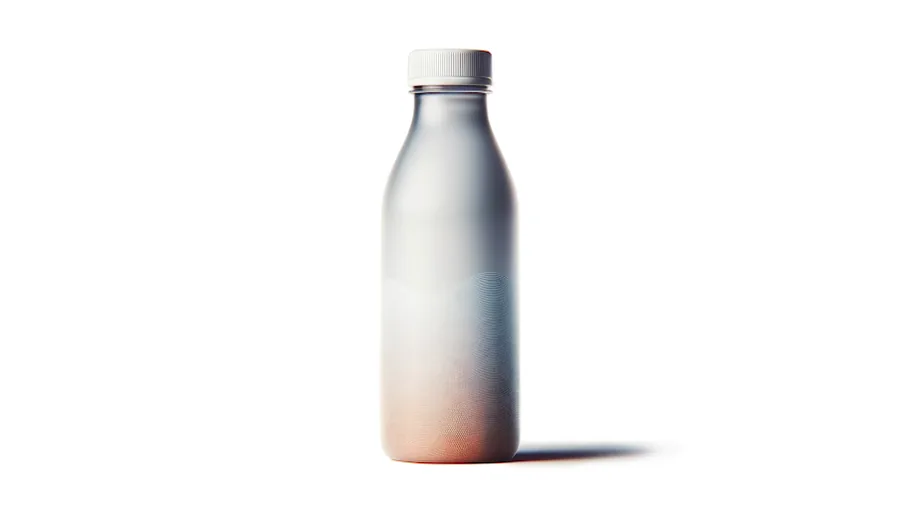 A moulded bottle whose proportion, surface and closure are what make it read as premium