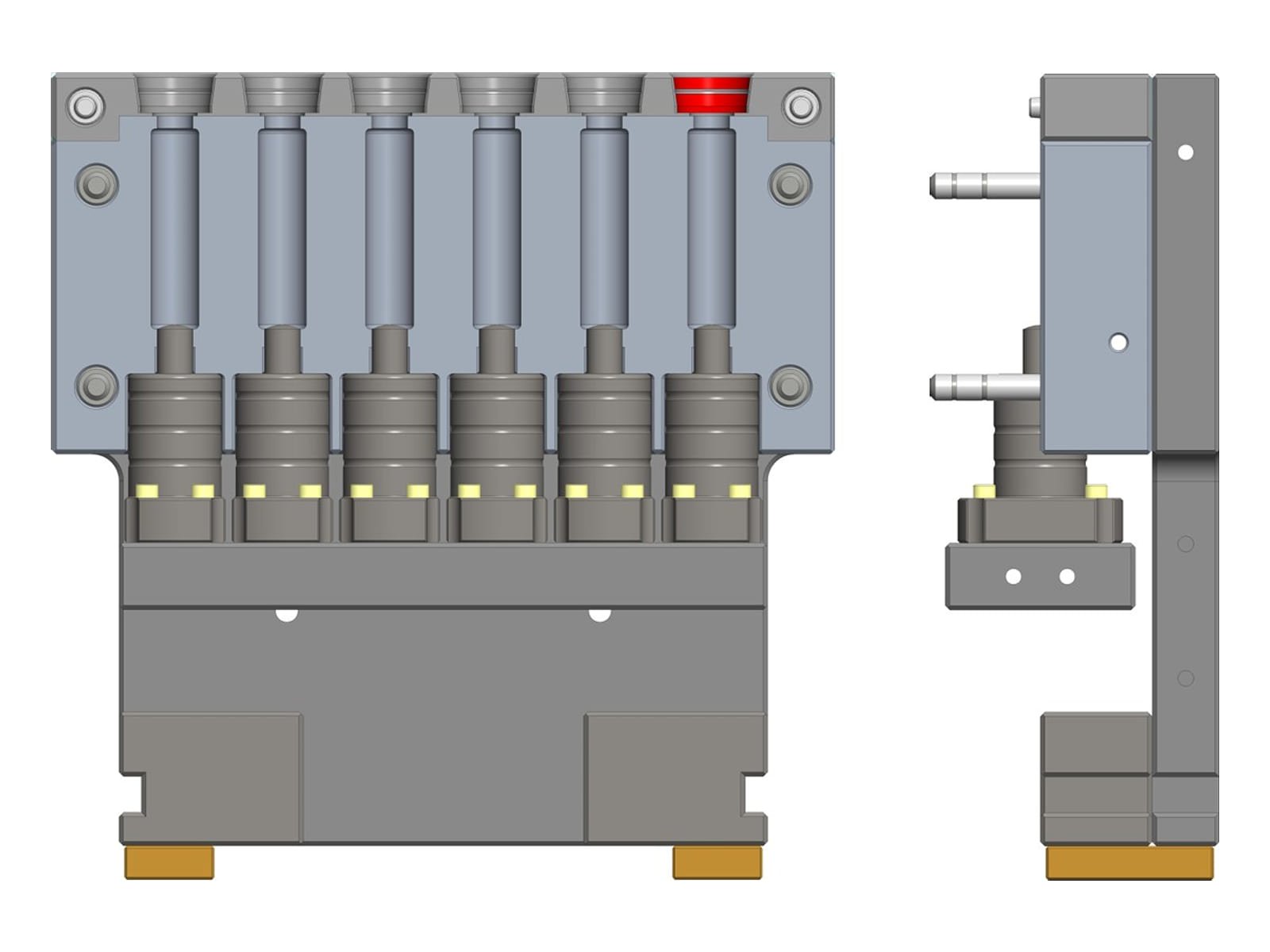 Simulation — cross-section wall thickness analysis