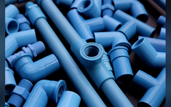 Moulded polypropylene pipes and fittings for construction plumbing